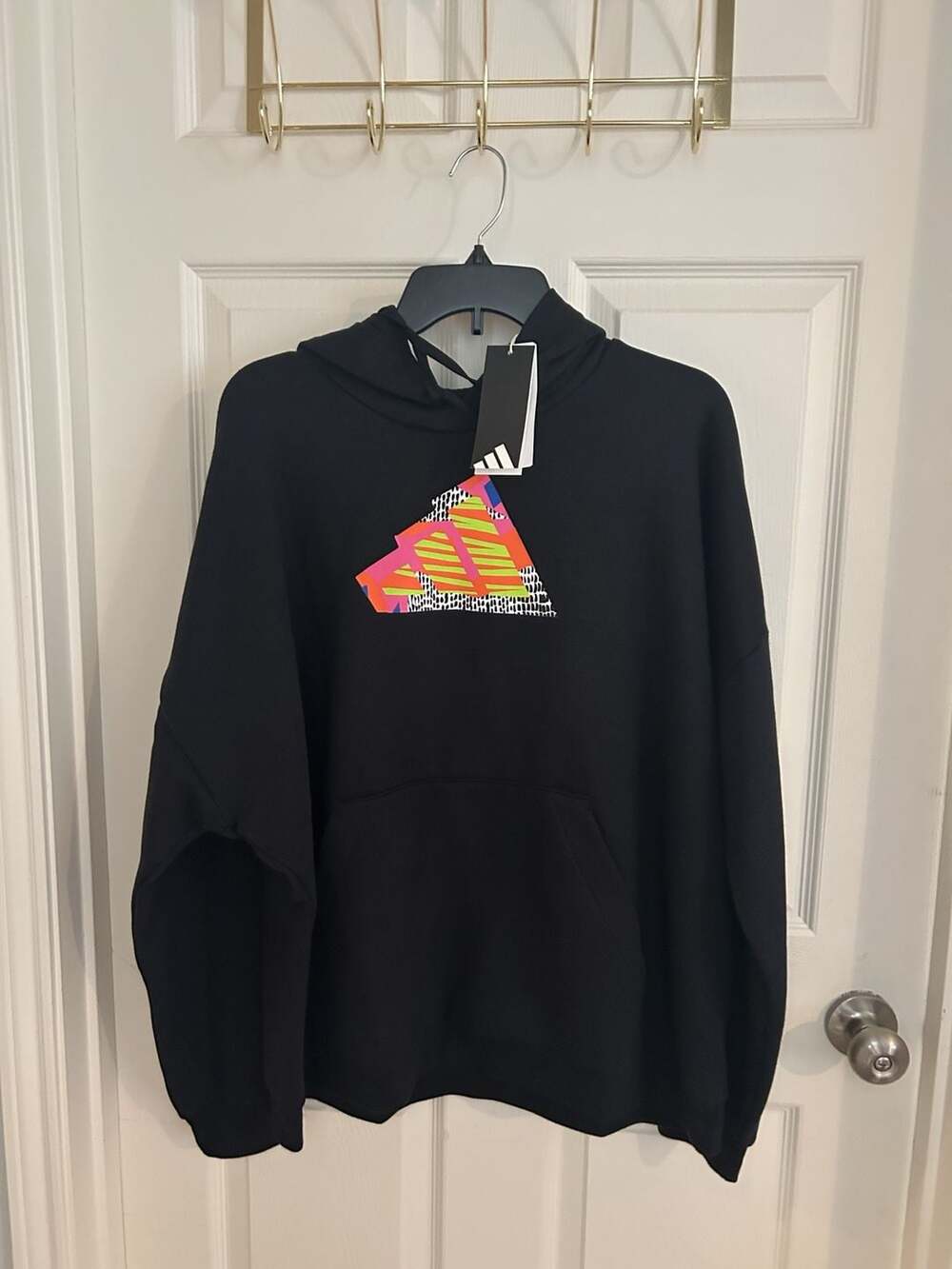 Adidas W Abstract HD 2XL Black Hoodie